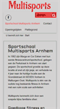 Mobile Screenshot of fitnesscentrum-multisports.nl